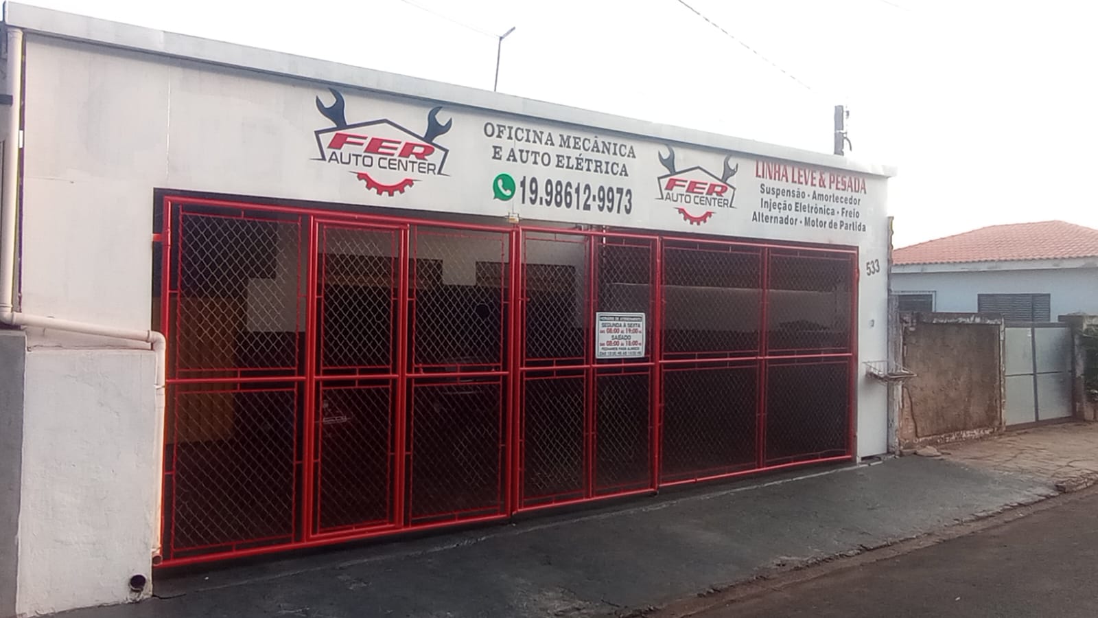 Trabalho no Fer Auto Center